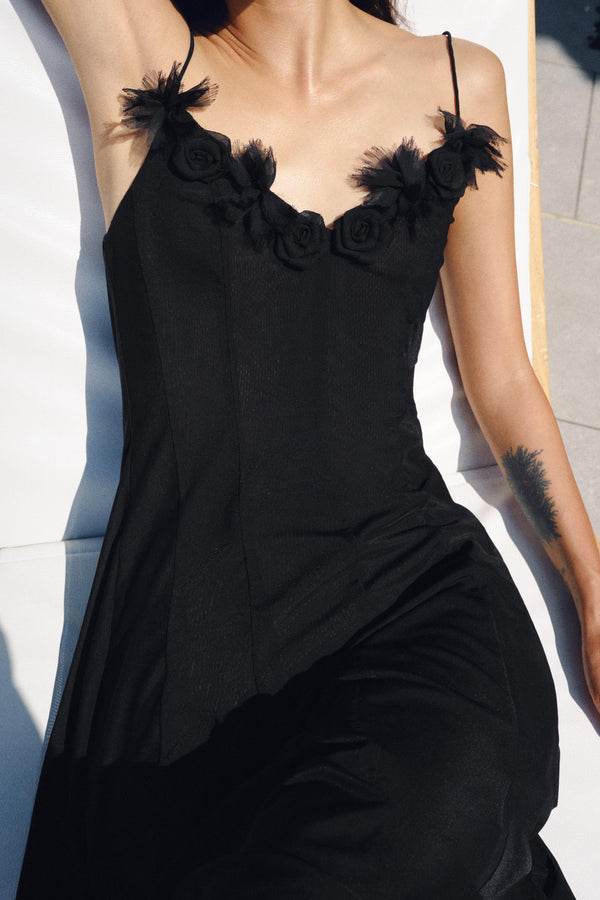 Das Saint-Tropez Slip-Maxikleid