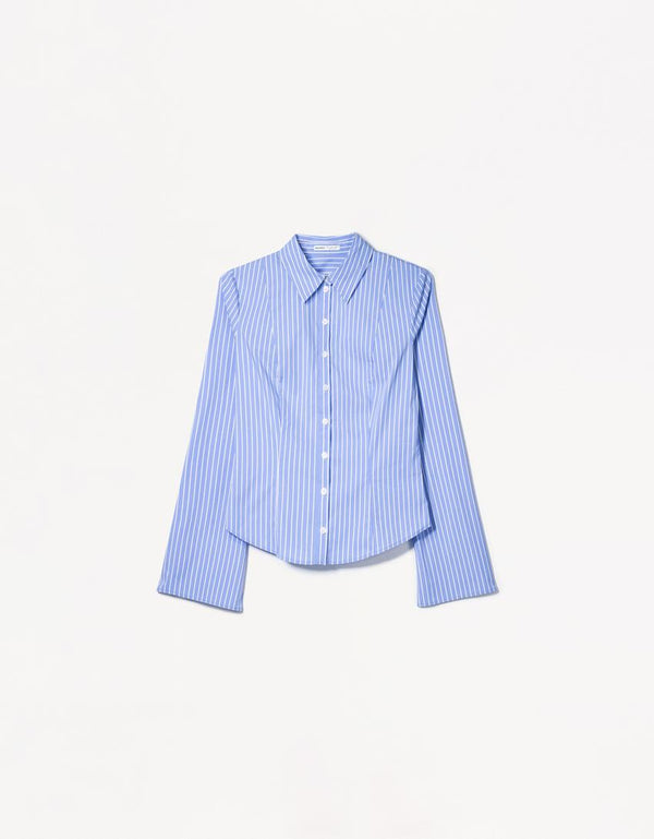 Das Florence Button-Down-Hemd mit Skulpturknöpfen