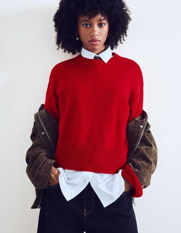 The Saint-Barth Cozy Crewneck Knit