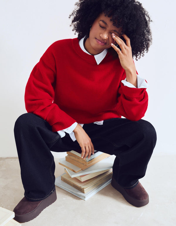 The Saint-Barth Cozy Crewneck Knit