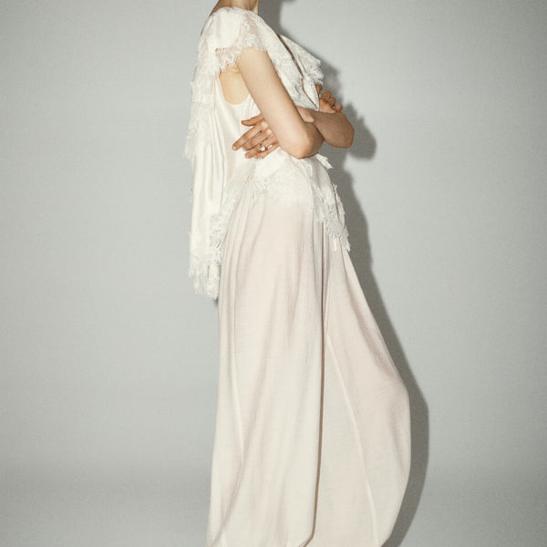 The Venetian Lace Cape Blouse