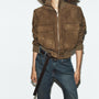 The Saint-Germain Suede Bomber