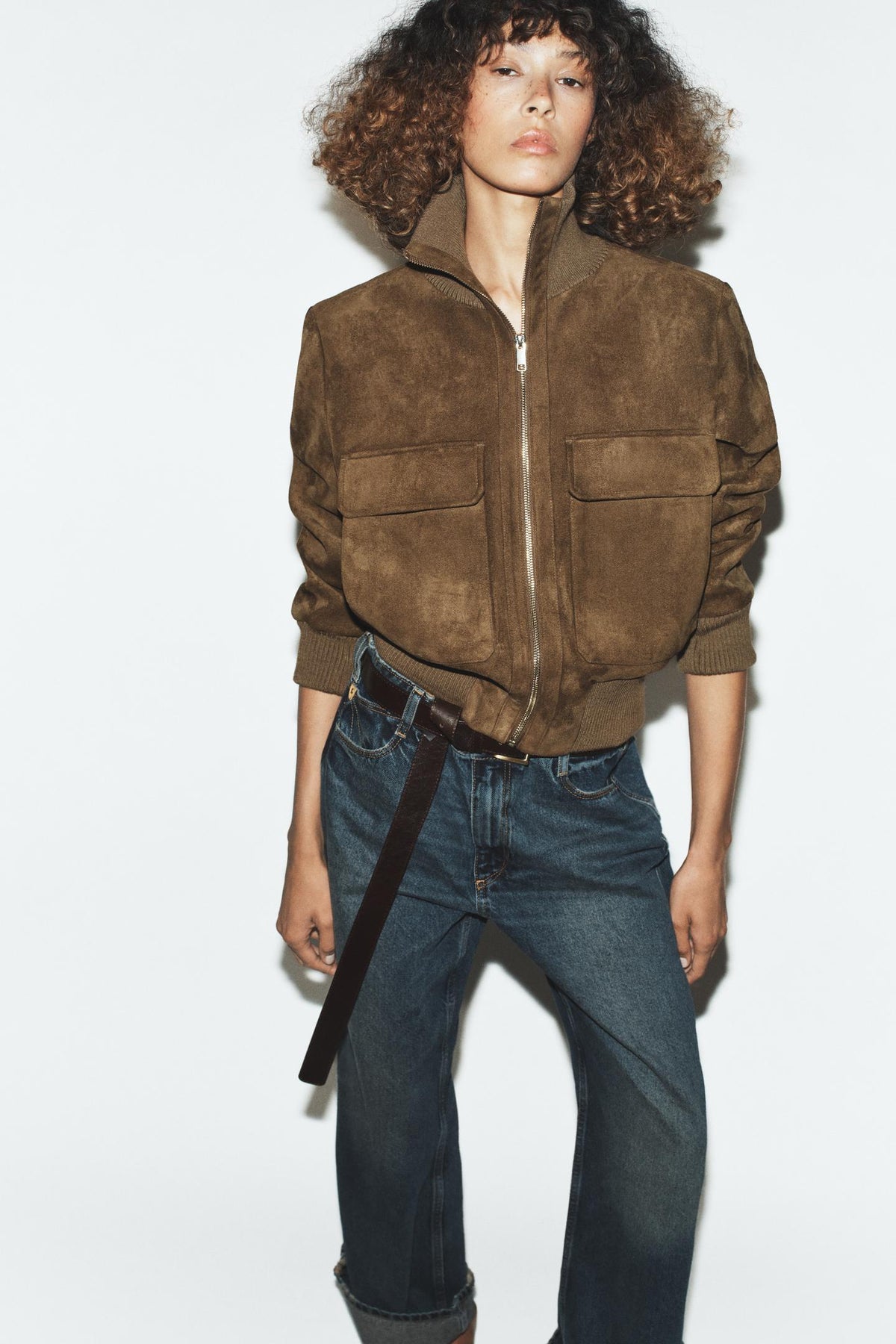 The Saint-Germain Suede Bomber