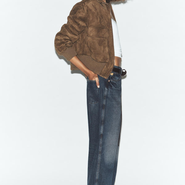 The Saint-Germain Suede Bomber