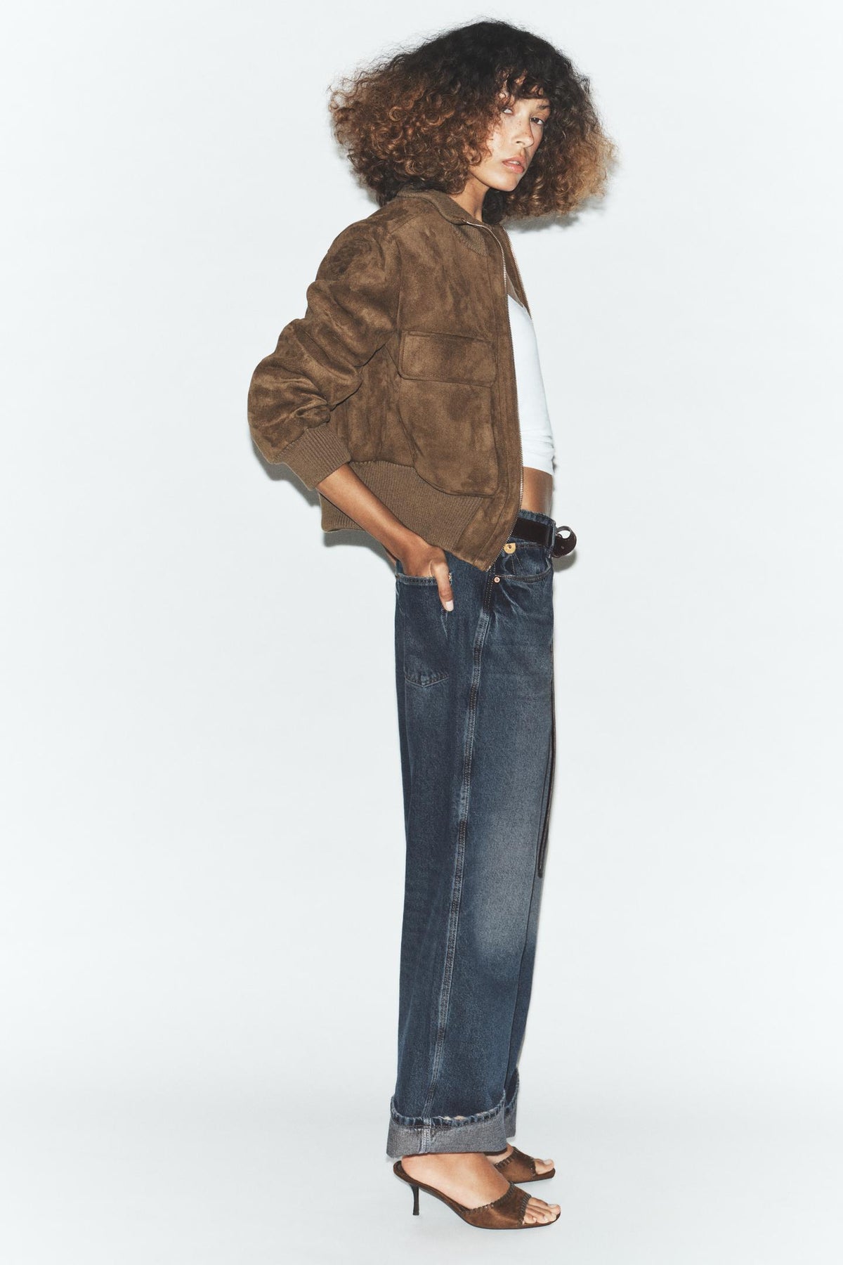 The Saint-Germain Suede Bomber
