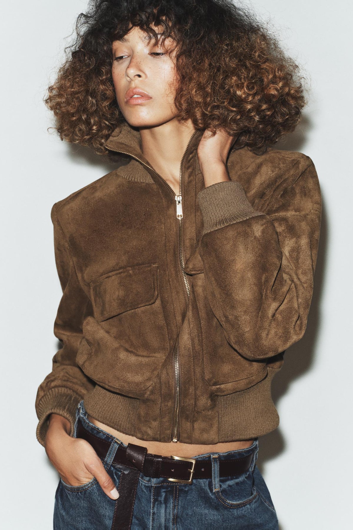 The Saint-Germain Suede Bomber