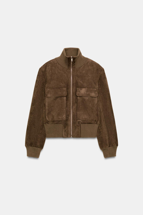 The Saint-Germain Suede Bomber