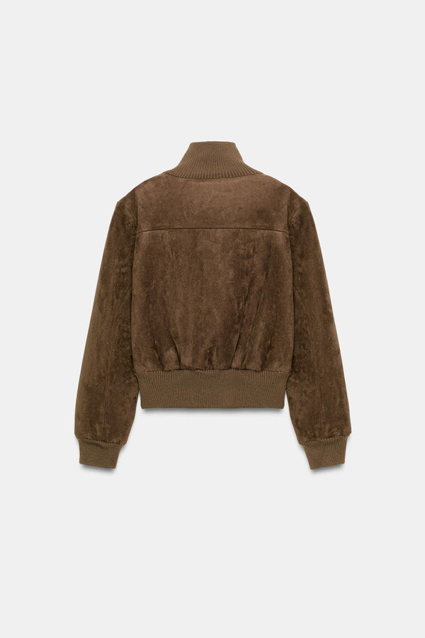 The Saint-Germain Suede Bomber