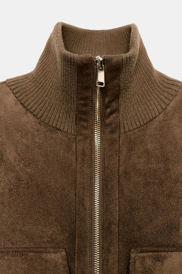 The Saint-Germain Suede Bomber