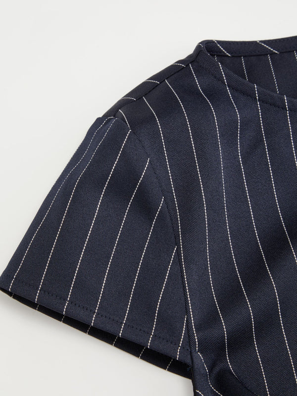 The Manhattan Pinstripe Tailored Set