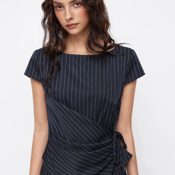 The Manhattan Pinstripe Tailored Set