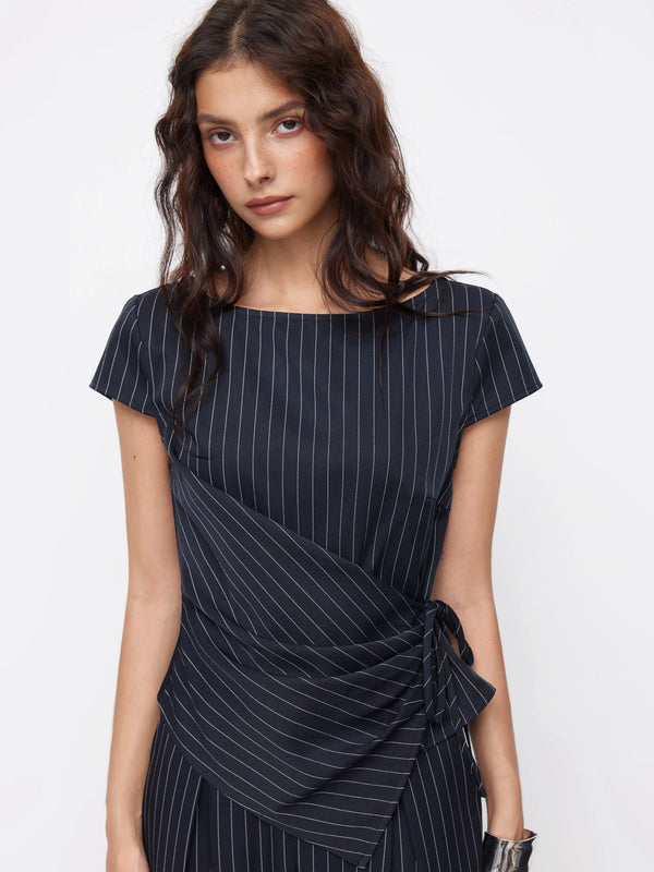 The Manhattan Pinstripe Tailored Set