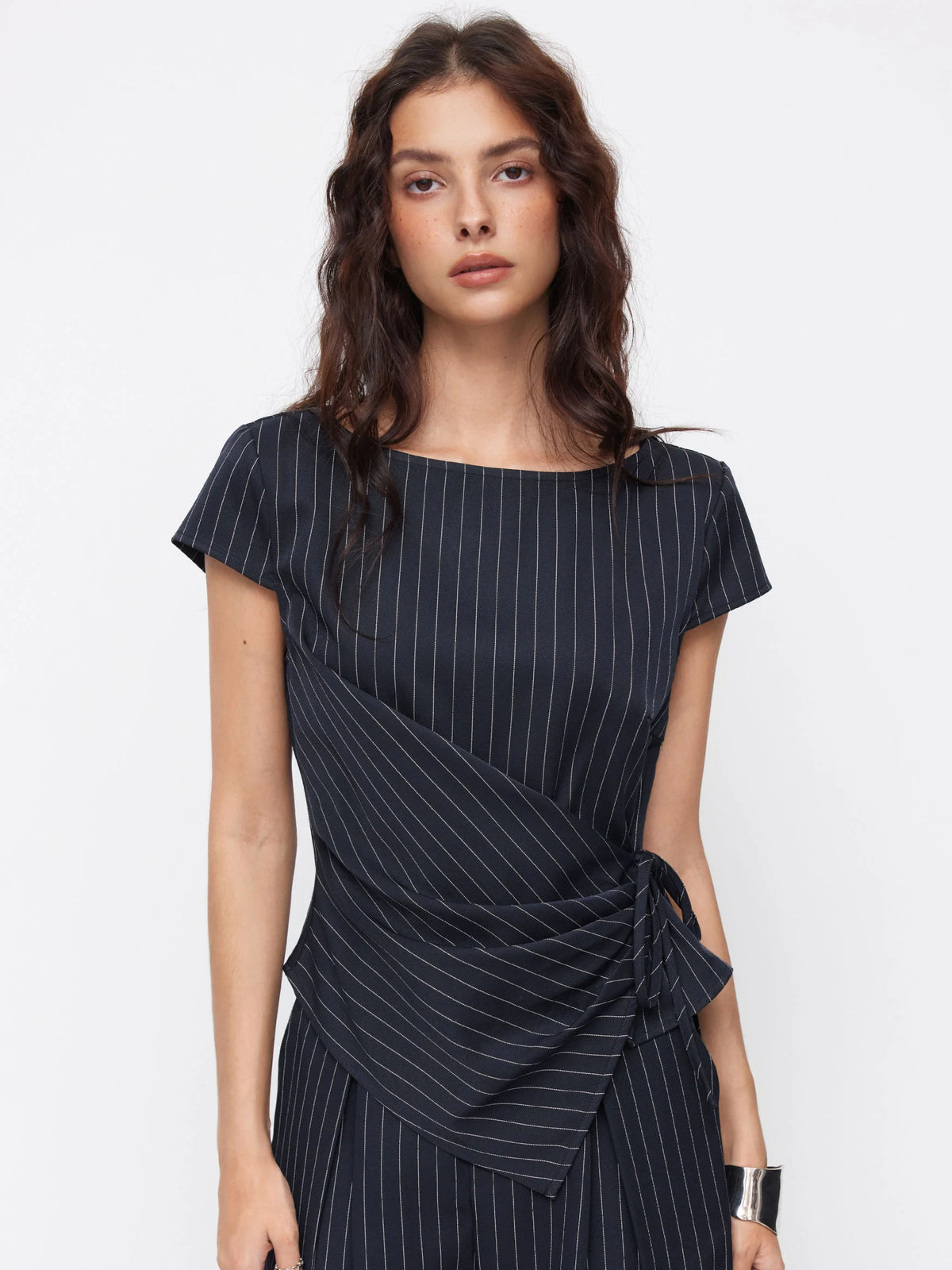 The Manhattan Pinstripe Tailored Set