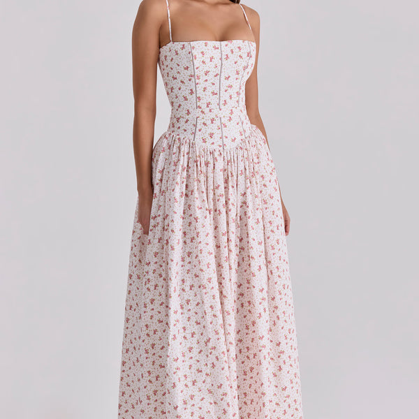 The Tuscan Blossom Midi Dress
