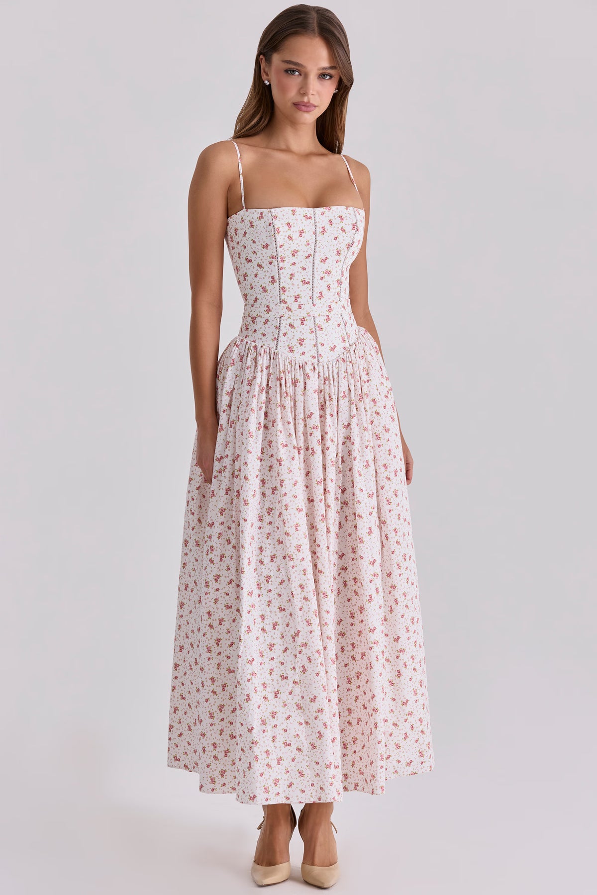 La robe midi Tuscan Blossom