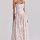 La robe midi Tuscan Blossom