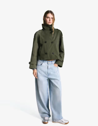 The Milan Cropped Trench Jacket