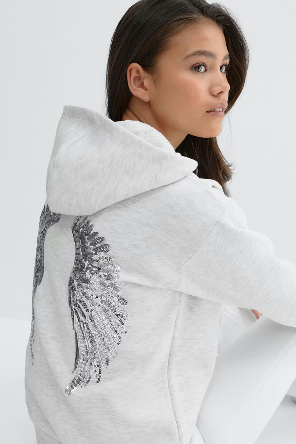 The Angel Wing Sequin Hoodie