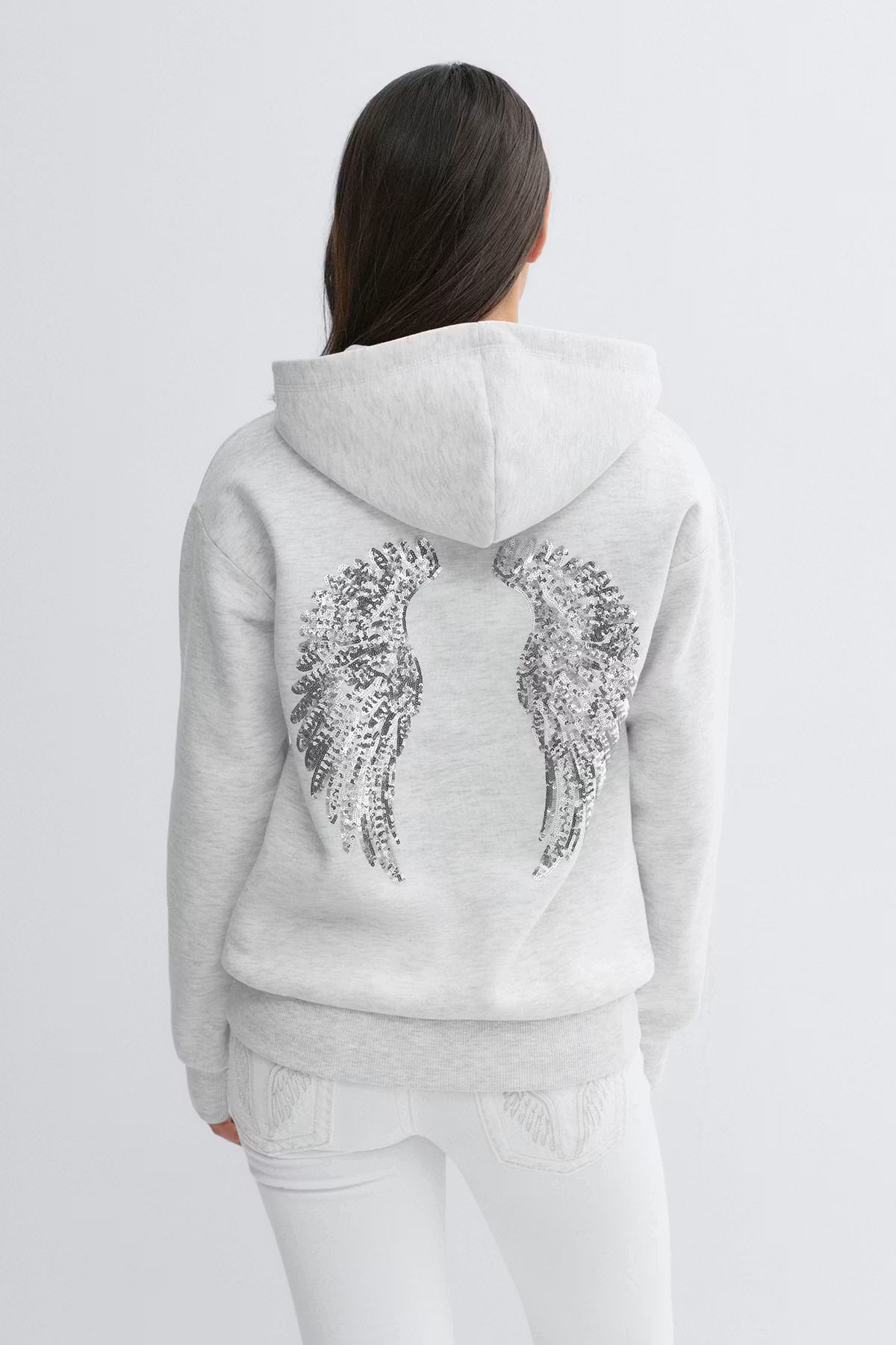 The Angel Wing Sequin Hoodie