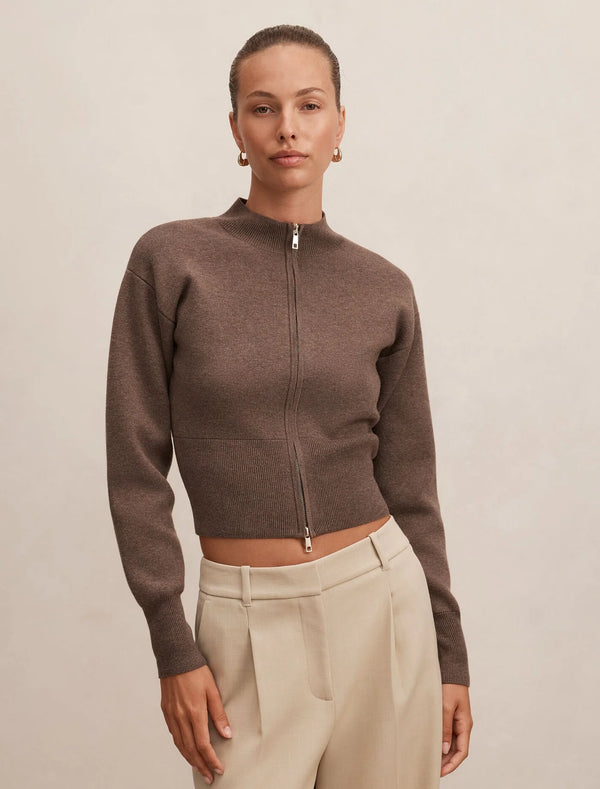 The Aspen Knit Zip Jacket