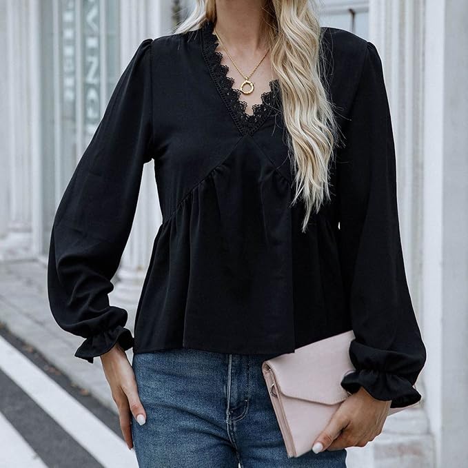 The Verona Romantic Babydoll Blouse