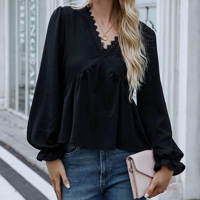 The Verona Romantic Babydoll Blouse
