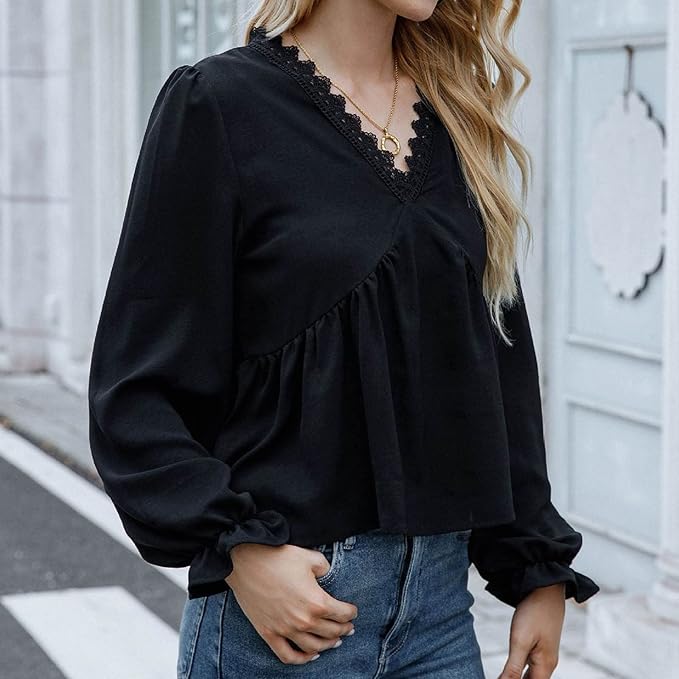 The Verona Romantic Babydoll Blouse