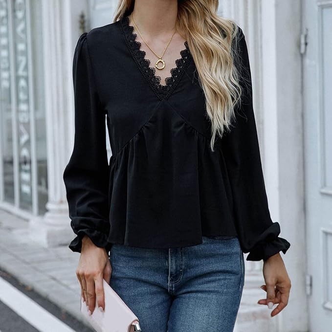 The Verona Romantic Babydoll Blouse