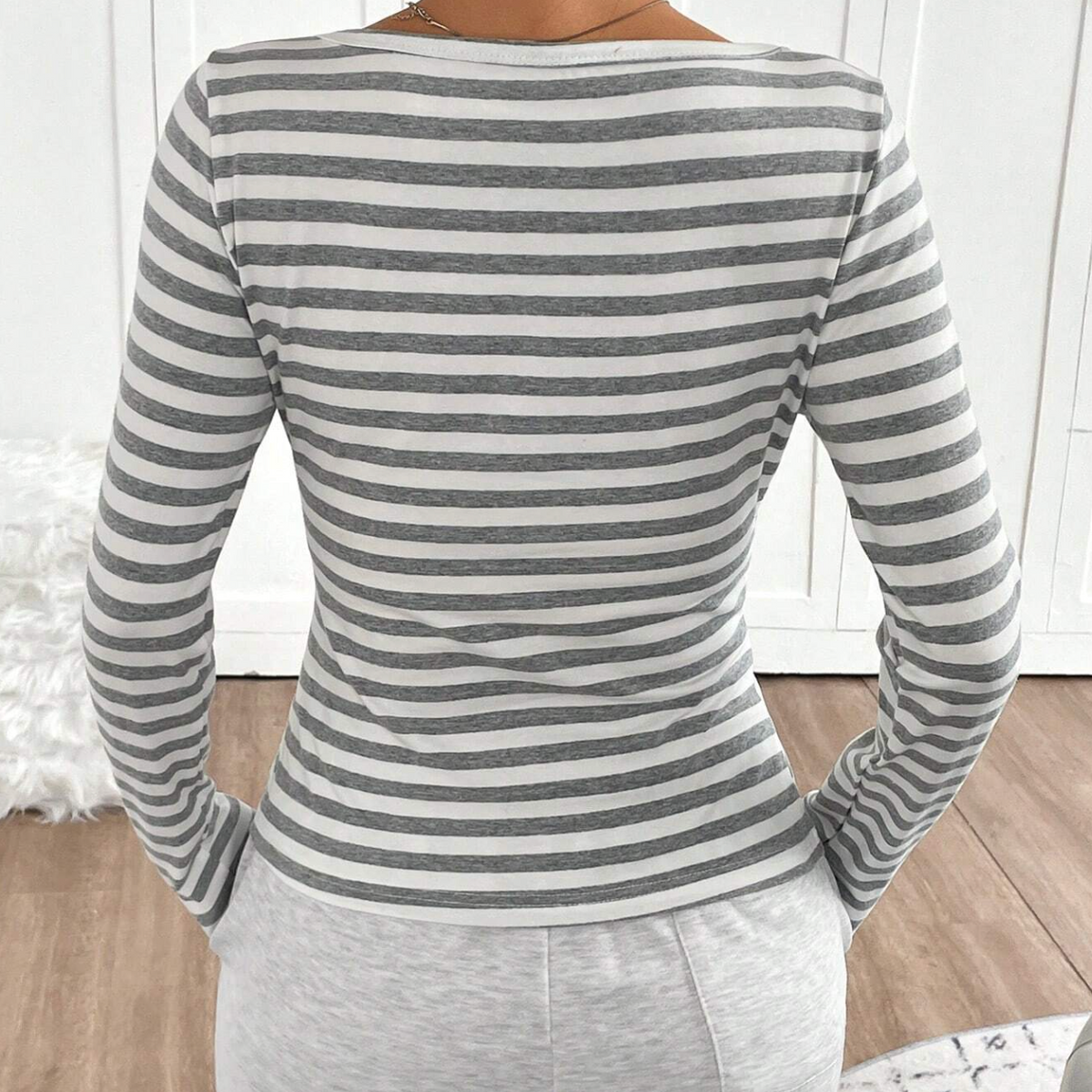The Malibu Ribbed Henley Long-Sleeve