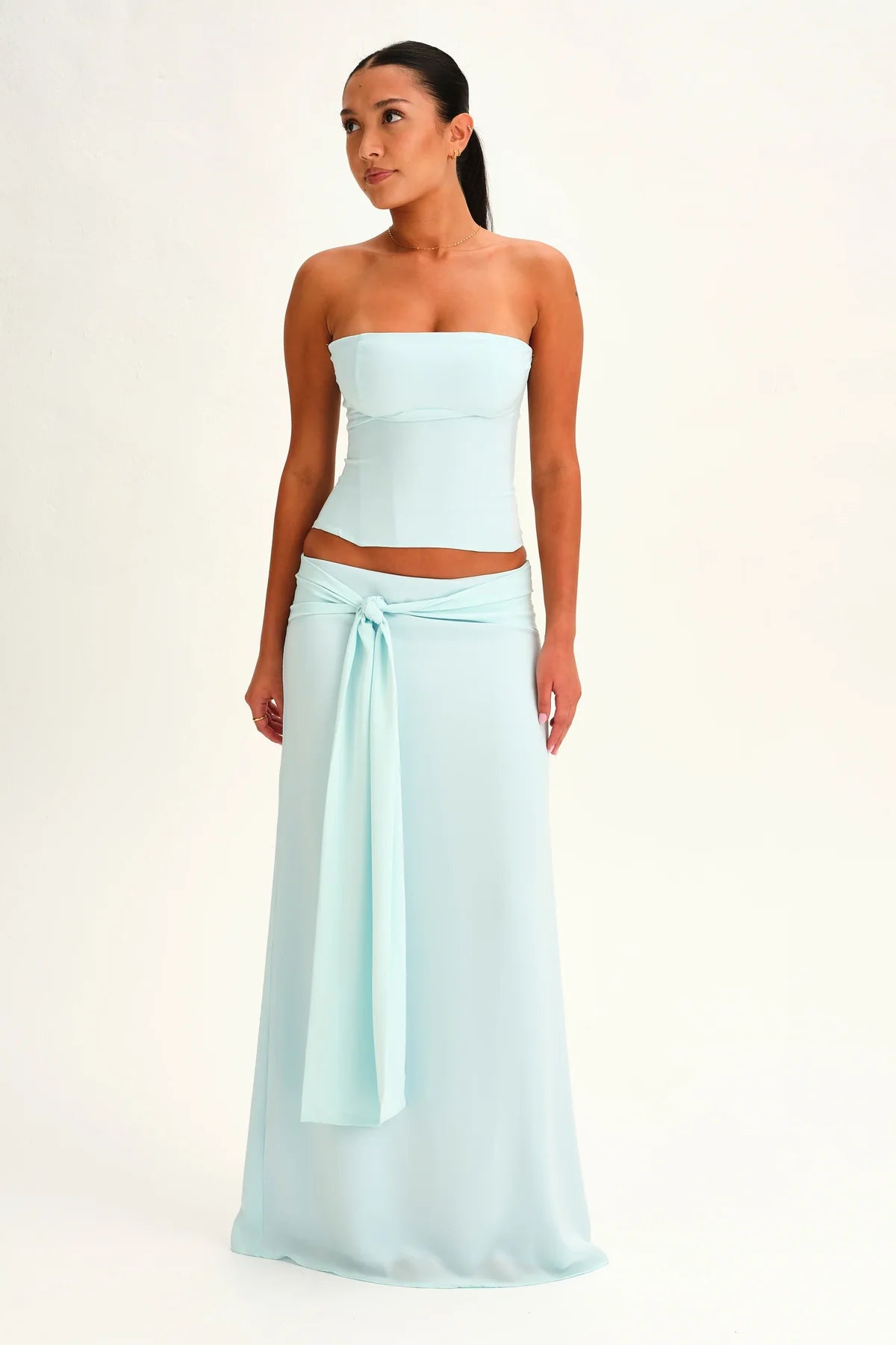 The Cannes Tie-Waist Maxi Set