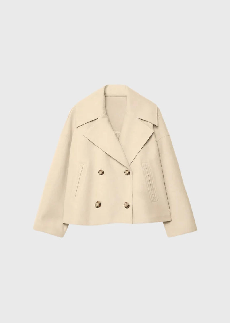The London Cropped Peacoat
