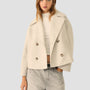 The London Cropped Peacoat
