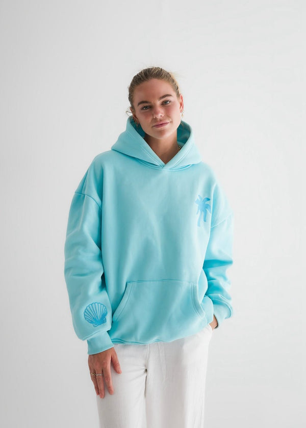 The Malibu Hibiscus Oversized Hoodie