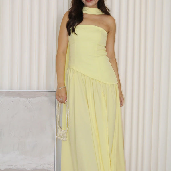 The Saint-Tropez Scarf Maxi Dress