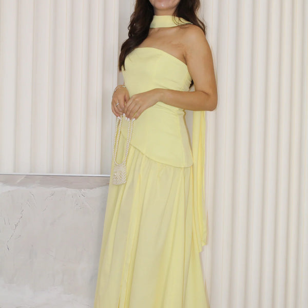 The Saint-Tropez Scarf Maxi Dress