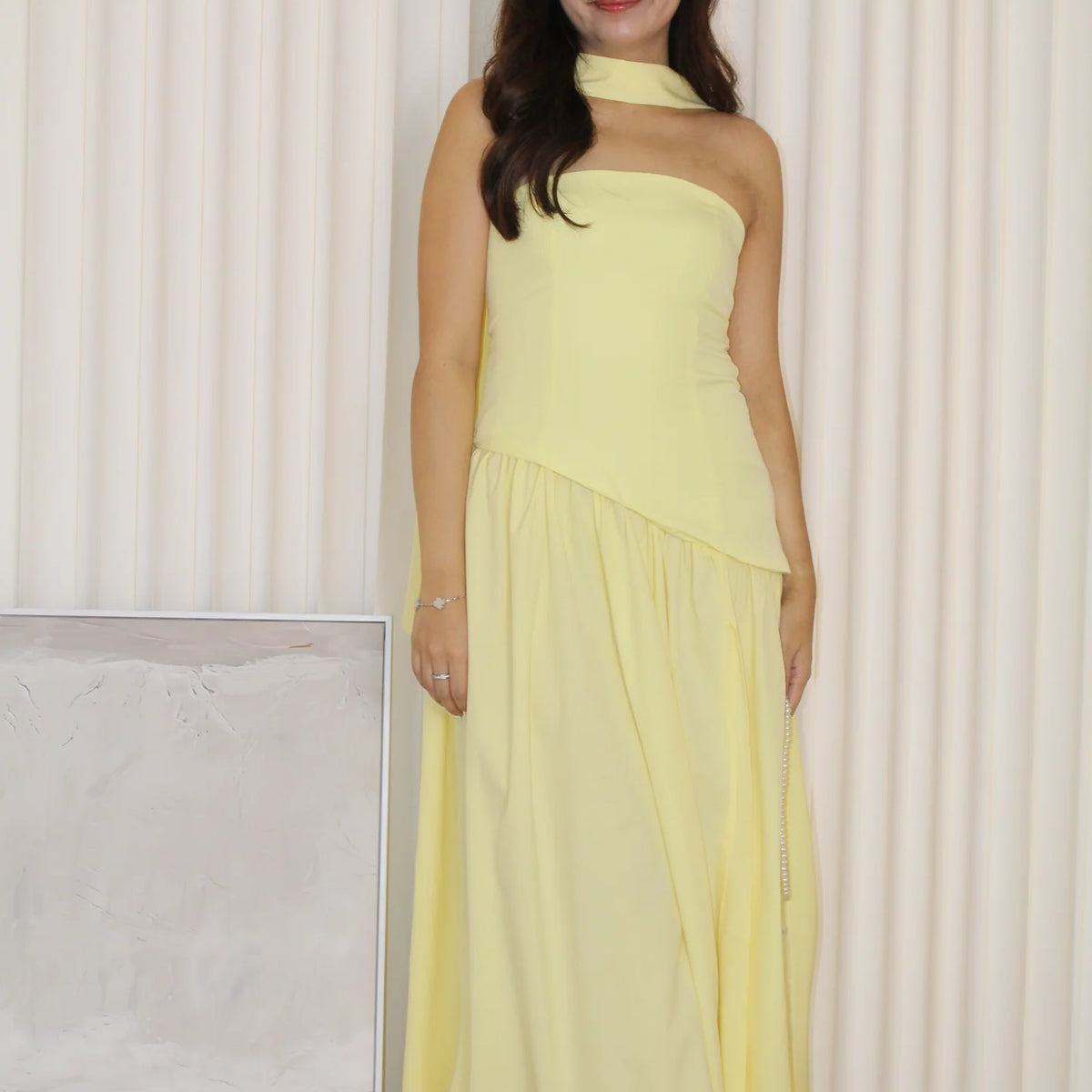 The Saint-Tropez Scarf Maxi Dress