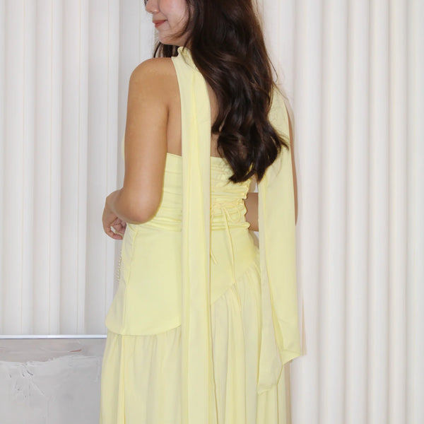 The Saint-Tropez Scarf Maxi Dress