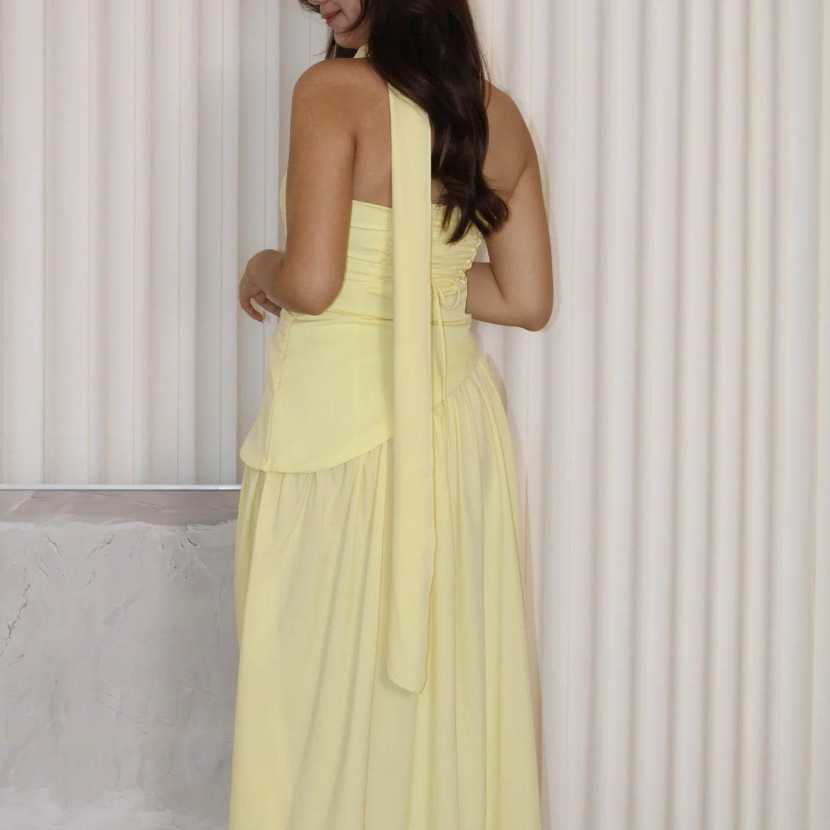 The Saint-Tropez Scarf Maxi Dress