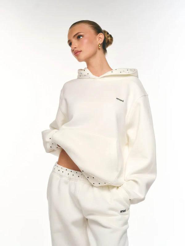 The Polka Dot Accent Hoodie
