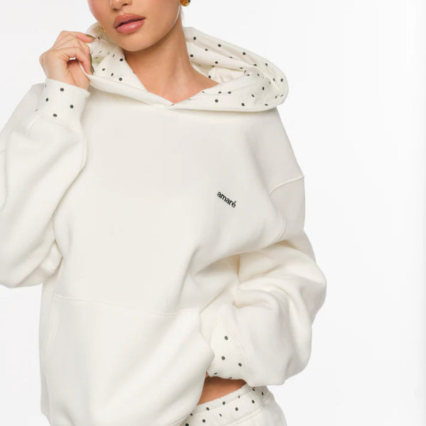 The Polka Dot Accent Hoodie