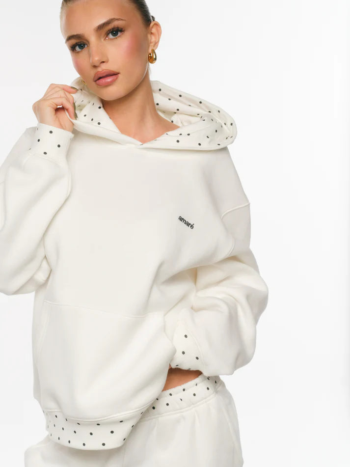 The Polka Dot Accent Hoodie