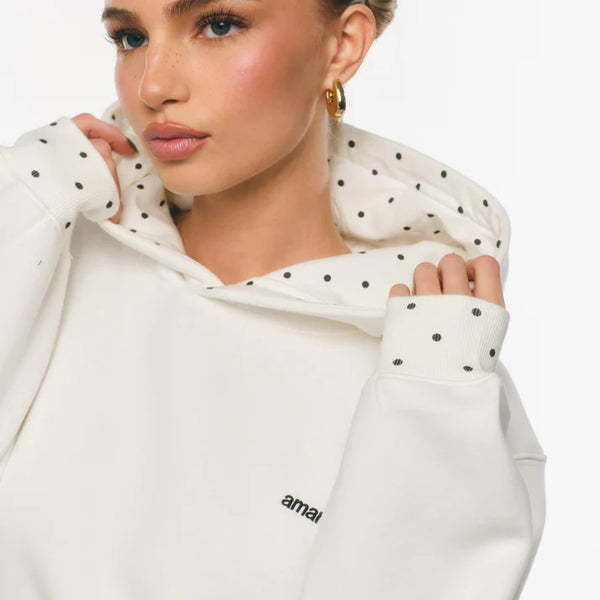 The Polka Dot Accent Hoodie