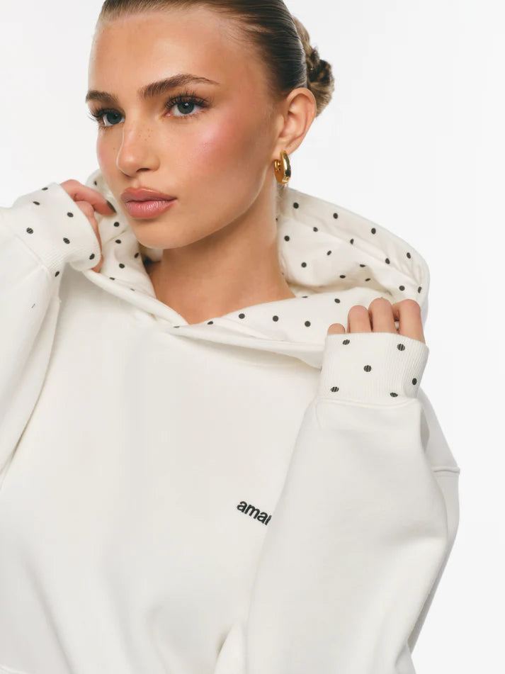 The Polka Dot Accent Hoodie