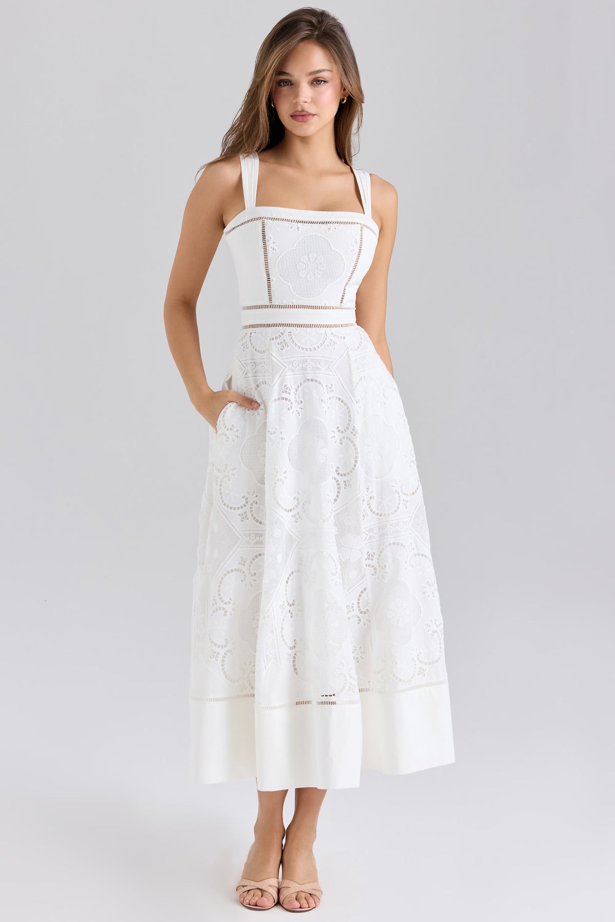 La robe midi héritage Riviera