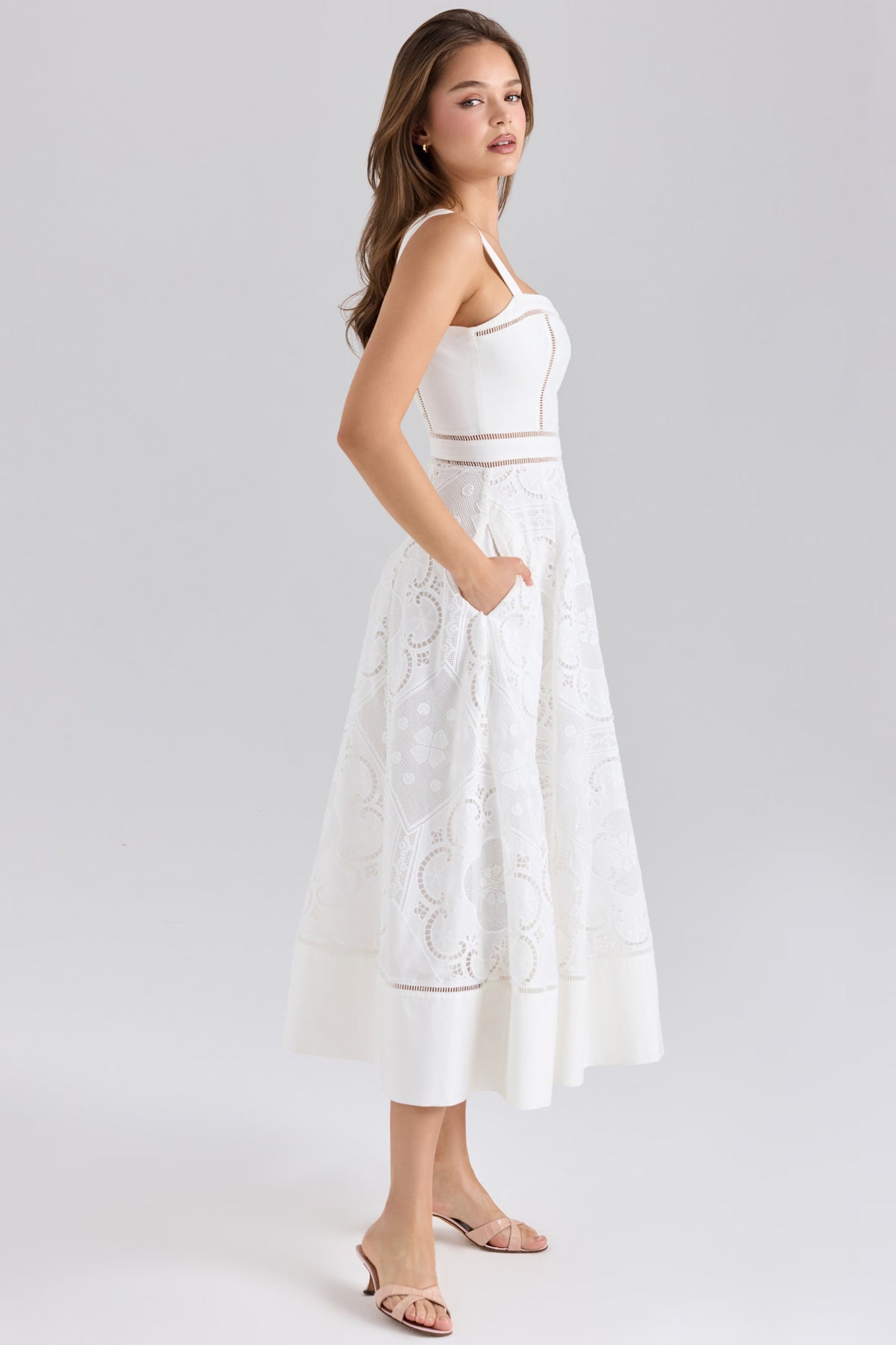 La robe midi héritage Riviera