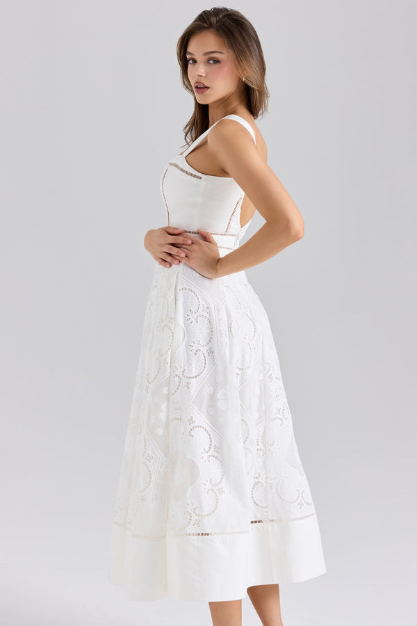La robe midi héritage Riviera