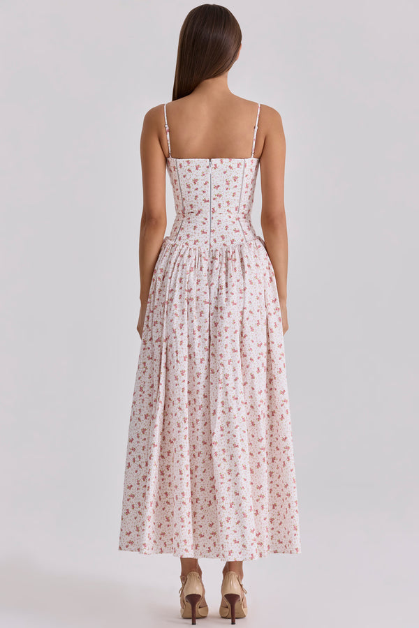 La robe midi Tuscan Blossom