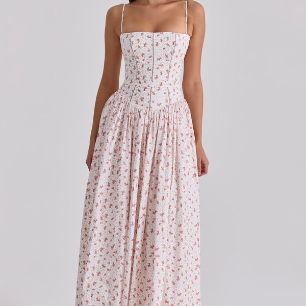 The Tuscan Blossom Midi Dress