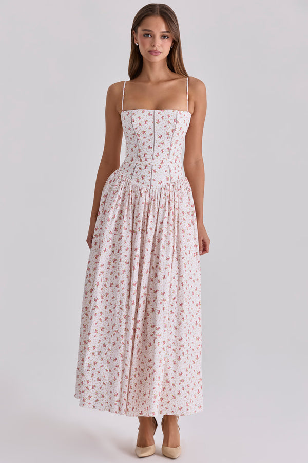 La robe midi Tuscan Blossom