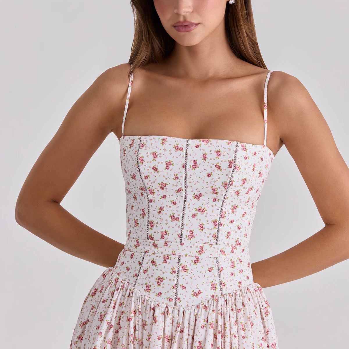 The Tuscan Blossom Midi Dress
